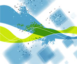 blue abstract squars free Vector